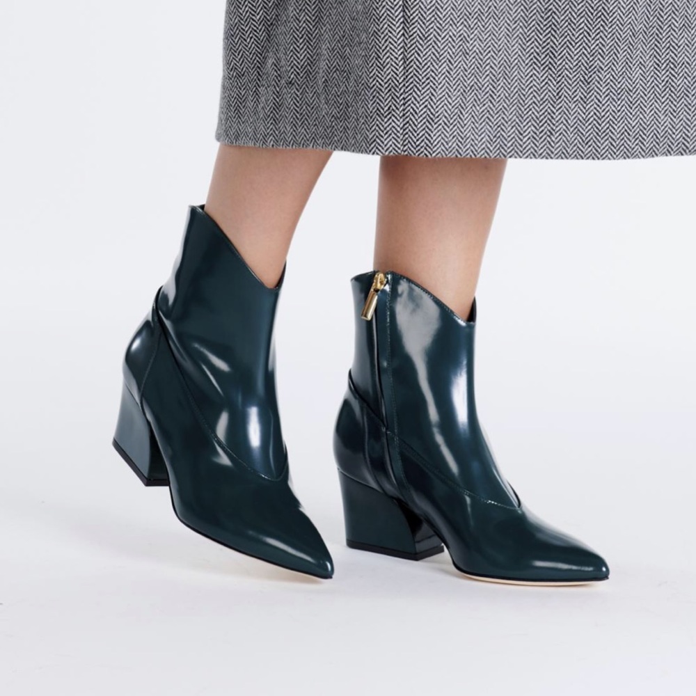 Tibi Dylan Cowboy Boots NWOT